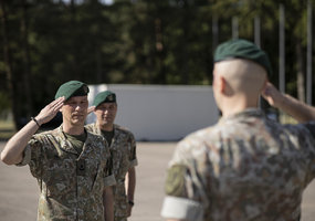 Klaipėdoje išlydėti kariai į atsargą - 8