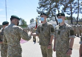 Generolo Adolfo Ramanausko kovinio rengimo centre į atsargą išleisti tarnybą baigę šauktiniai - 2