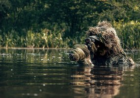 Karaliaus Mindaugo husarų bataliono snaiperiai tobulina įgūdžius - 4