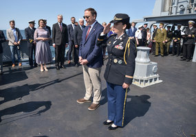 Lietuvos kariuomenės Karinės jūrų ir Oro pajėgos bei NATO sąjungininkų naikintuvai pagerbė... - 7
