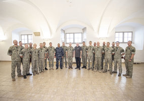 Apdovanoti iš tarptautinės operacijos Afganistane grįžę kariai - 1