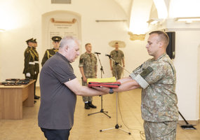 Apdovanoti iš tarptautinės operacijos Afganistane grįžę kariai - 2