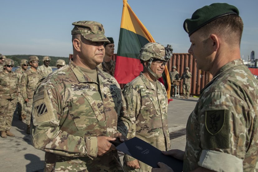 Homebound U.S. rotation farewelled in Klaipėda 