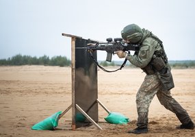 Kariai savanoriai iš Zarasų užtikrintai laimėjo geriausių pėstininkų varžybas - 5
