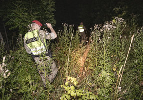 Fotoreportažas iš Lietuvos kariuomenės naktinio patrulio pasienyje prie Ignalinos - 12