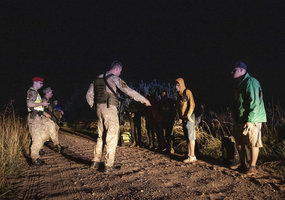 Fotoreportažas iš Lietuvos kariuomenės naktinio patrulio pasienyje prie Ignalinos - 18