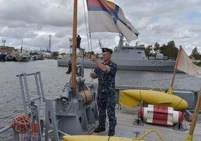Priešmininis laivas „Sūduvis“ (M52) perduotas Klaipėdos jūrų muziejui - 3
