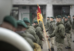 Gedimino Štabo batalionui vadovauti pradeda majoras Rimvydas Senkevičius - 1