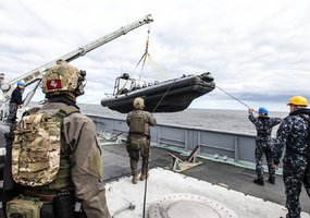 Lietuvos kariuomenės atstovai prisidėjo prie ES finansuojamo gynybos tyrimų projekto bandymų - 2