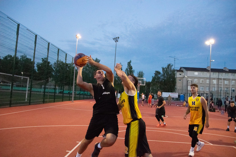 Naktinio krepšinio turnyro 3x3 nugalėtojas – Logistikos valdybos karių komanda