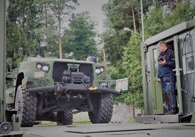 Lietuvos kariuomenėje atnaujinta vienintelė Lietuvoje mobili transporto priemonių patikros linija - 2