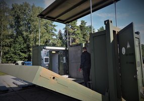 Lietuvos kariuomenėje atnaujinta vienintelė Lietuvoje mobili transporto priemonių patikros linija - 4