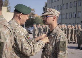 Dragūnų bataliono kariai įveikė pirmąjį karinio rengimo etapą - 5