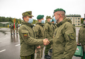 Vaidoto batalione baigėsi penkias savaites trukę parengtojo rezervo karių mokymai - 3