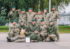 Generolo Romualdo Giedraičio artilerijos batalione surengtos Lietuvos kariuomenės karininkų klubų... - 10