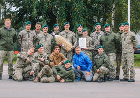 Generolo Romualdo Giedraičio artilerijos batalione surengtos Lietuvos kariuomenės karininkų klubų... - 11