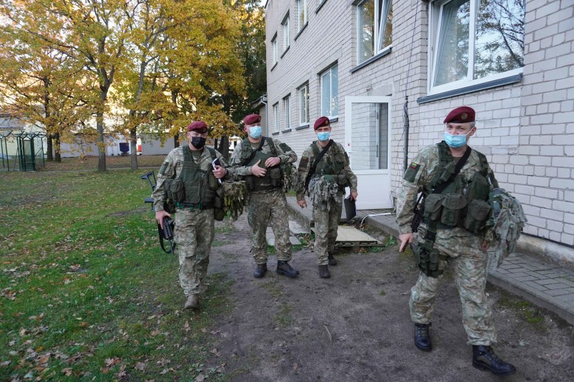 Žemaičių rinktinės kariai dalyvauja pratybose "Tvirtas skydas 3"