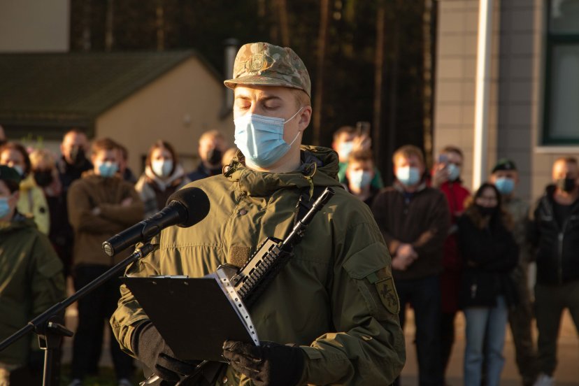 Kunigaikščio Vaidoto batalione valstybei prisiekė per 400 karių