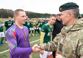 Lietuvos kariuomenės futbolo čempionai – Krašto apsaugos savanorių pajėgų komanda - 2