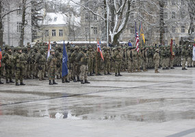 Lietuvos kariuomenės vadas: Pastarieji įvykiai Lietuvoje ir pasaulyje parodė, kad riba tarp karo... - 8