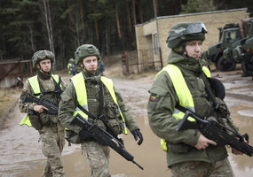 A Forward Operating Base established in Druskininkai to support border area protection operations  - 12