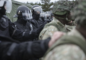 A Forward Operating Base established in Druskininkai to support border area protection operations  - 3