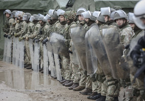 A Forward Operating Base established in Druskininkai to support border area protection operations  - 5