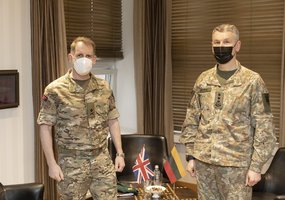 Lietuvoje lankosi Jungtinių ekspedicinių pajėgų vadas - 1