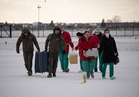 Sraigtasparnis pasitelktas sėkmingai donoro organo pergabenimo operacijai - 2