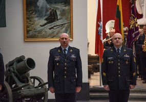 Karinių oro pajėgų vyriausiems puskarininkiams įteikti spontonai - 2