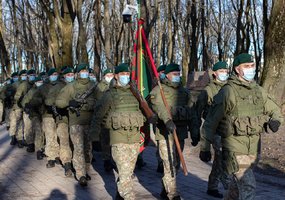 Pagerbti žuvę Klaipėdos sukilimo dalyviai   - 7