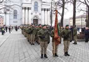 Lietuvos Respublikai prisiekė Jaunesniųjų karininkų vadų mokymų klausytojai - 3