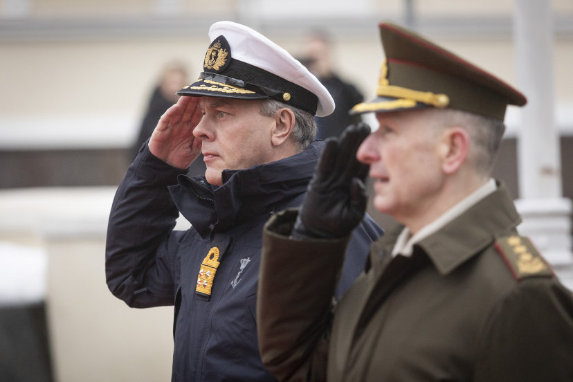 Lietuvoje lankosi  NATO karinio komiteto pirmininkas admirolas Rob Bauer