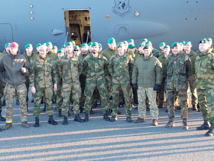 NATO Priešakinių pajėgų kovinę grupę Lietuvoje papildė Norvegijos karių būrys