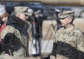 President of the Republic of Lithuania, Chief of Defence and Ambassadors of the U.S. an the UK... - 1