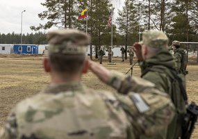 Prasidėjo tarptautinės karo inžinierių pratybos „Inžinierių griausmas 2022“  - 1