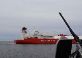 Lietuvos kariniai laivai palydi dujas transportuojančius laivus  - 3