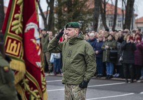 Kretingoje prisiekė Dragūnų bataliono jaunieji kariai  - 2