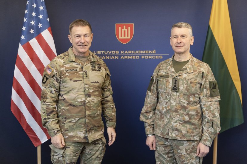 Chief of Staff of the U.S. Army paid a visit to Lithuania 