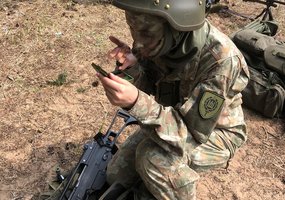 Baigėsi jaunesniųjų karininkų vadų mokymų klausytojų lauko pratybos  - 1