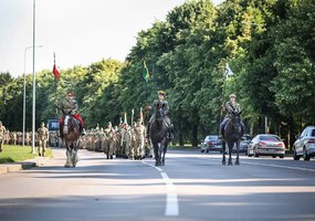 LDK Butigeidžio dragūnų bataliono 30-metis pažymėtas iškilminga ceremonija - 11
