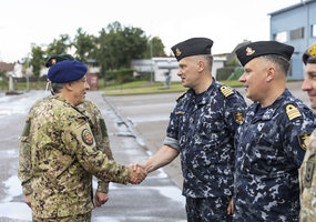 Lietuvos ir Portugalijos kariuomenių vadai stebėjo karių pratybas Klaipėdoje - 7