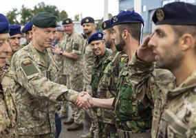 Lietuvos ir Portugalijos kariuomenių vadai stebėjo karių pratybas Klaipėdoje - 6