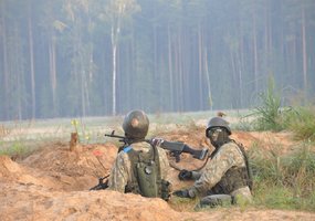 Baigėsi jaunesniųjų karininkų vadų mokymų klausytojų lauko pratybos  - 4
