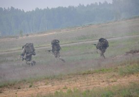 Baigėsi jaunesniųjų karininkų vadų mokymų klausytojų lauko pratybos  - 5