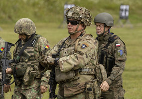 Kariai iš Lietuvos ir Lenkijos dalyvauja bendrose pratybose Alytuje - 4