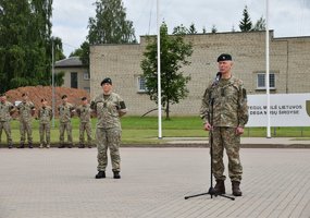 First Lithuanian woman officer assumes battalion command - 2