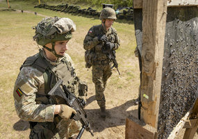 Lithuanian and Polish troops train side by side in Alytus - 9