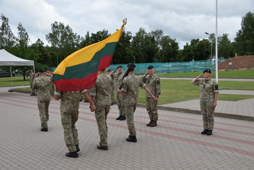 First Lithuanian woman officer assumes battalion command