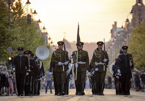 Laisvės dieną Lietuvos kariuomenė pasitinka NATO karinių orkestrų festivaliu - 3